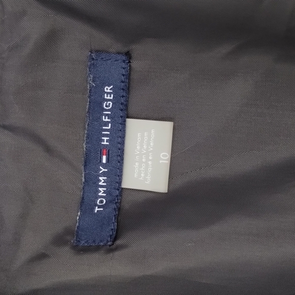 Tommy Hilfiger Blazer Size 10 Black White Stripe NWT - Picture 9 of 12